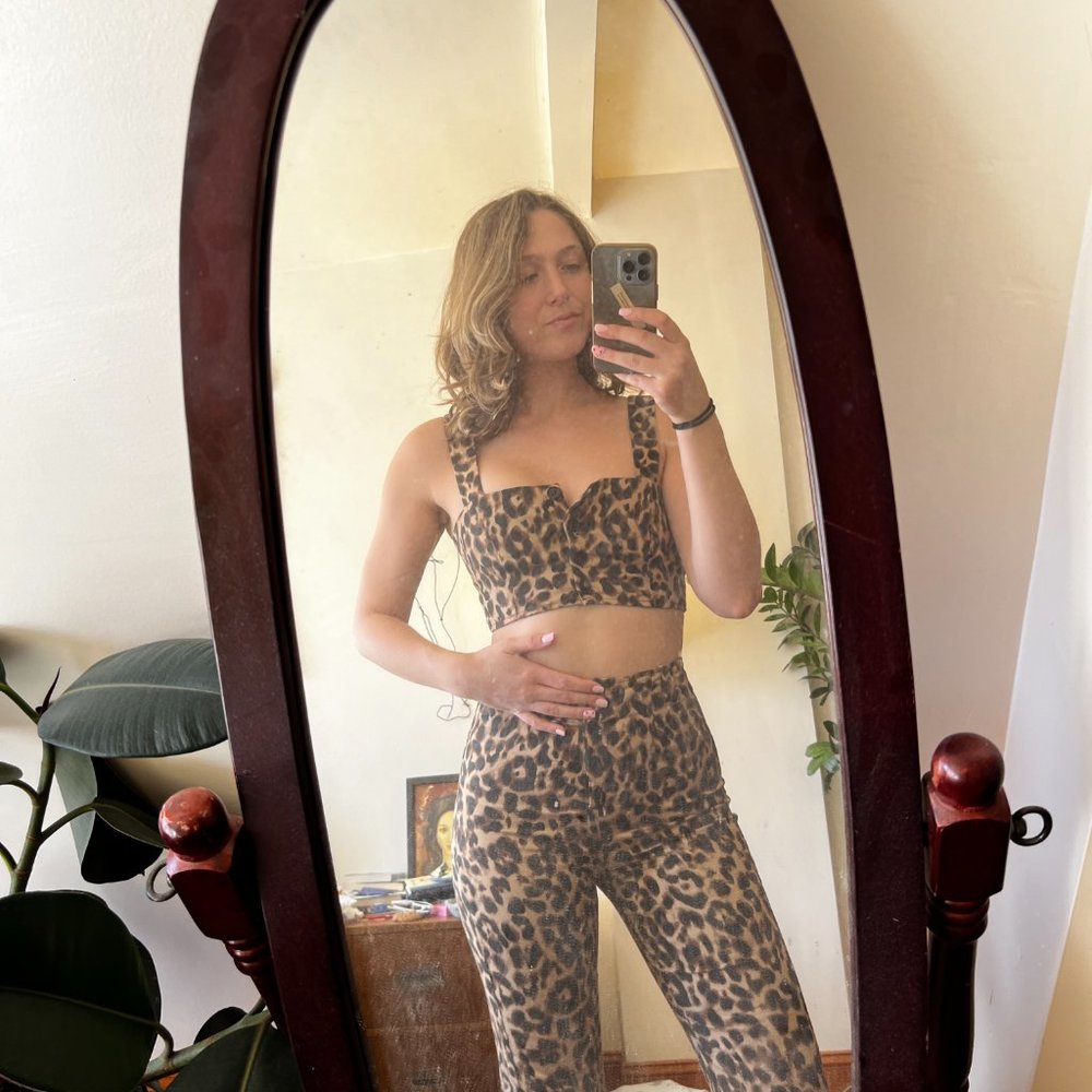 Reformation PERFECT leopard print set - Picture 3 of 9